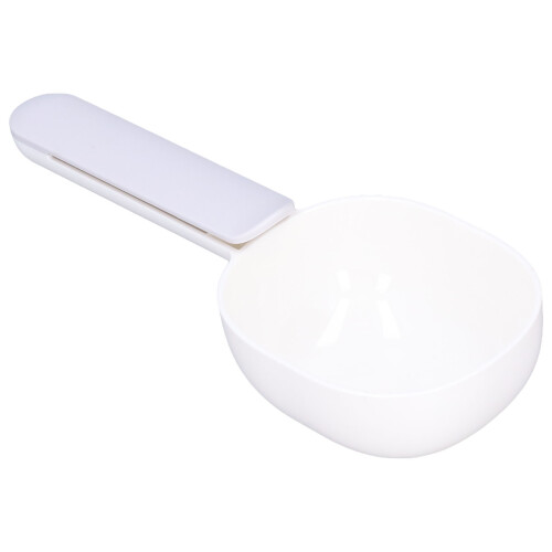 Cuchara para comida de gato blanco/gris 20.5x8x4cm plástico 1