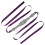 Modello: cintura di strass, 55 g, 2,6 m, viola 14