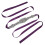 Modello: cintura di strass, 55 g, 2,6 m, viola 9