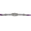 Modello: cintura di strass, 55 g, 2,6 m, viola 4