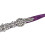 Modello: cintura di strass, 55 g, 2,6 m, viola 11