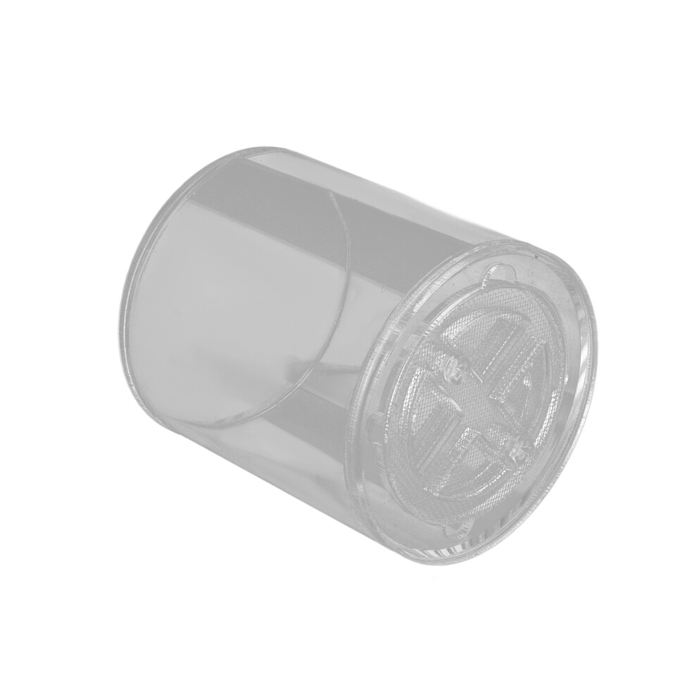 Cricket Terrarium Portable Transparent Spider Circular Acrylic Tank Keeper with Top Cover for Insects