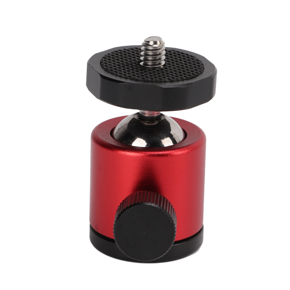 Tripod Ball Head Camera Mount Aluminium Alloy 360 Rotating Universal For Tripod Slr Camerared 8201322026071