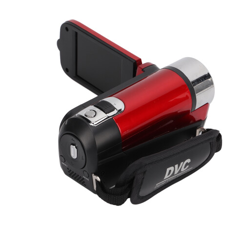 Caméscope rouge 1020 mAh 2,7 pouces 4K/16x zoom 2