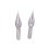Calligraphy Nib Flexible Application High Performance Durable Material Nib Tip ReplacementTriangular Hole Tip 5