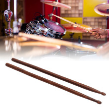 2 baguettes de batterie 5B en érable couleur bois pour kit jazz