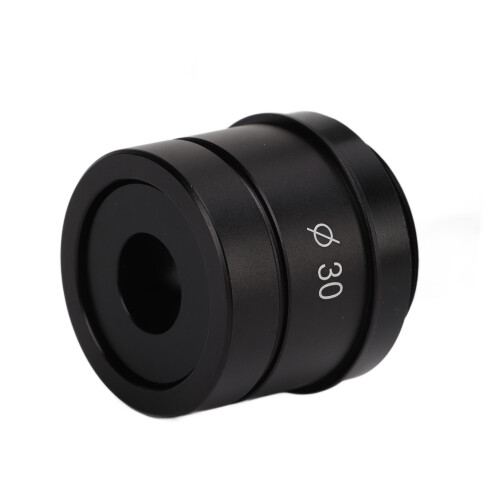 Anneau d’adaptation pour monture C de microscope 23,2 mm / 30 mm noir