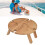 Mini Wooden Picnic Table for Wine 1