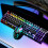 D500 Tastiera USB a 104 tasti e mouse, nero 6
