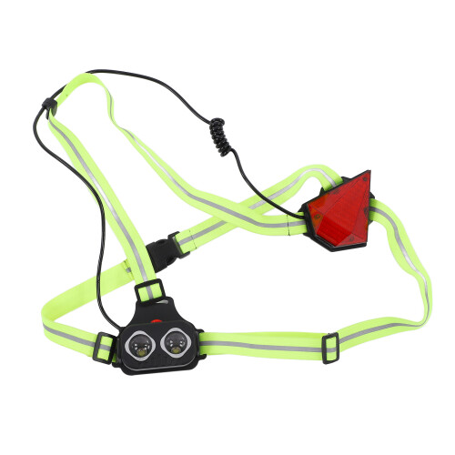 Luz de pecho recargable 2000mAh 350lm ABS+goma 1