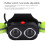 Luz de pecho recargable 2000mAh 350lm ABS+goma 4