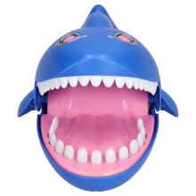 Giocattolo morsicatore interattivo a tema squalo, sicuro e divertente, con denti che scattano casualmente, per bambini