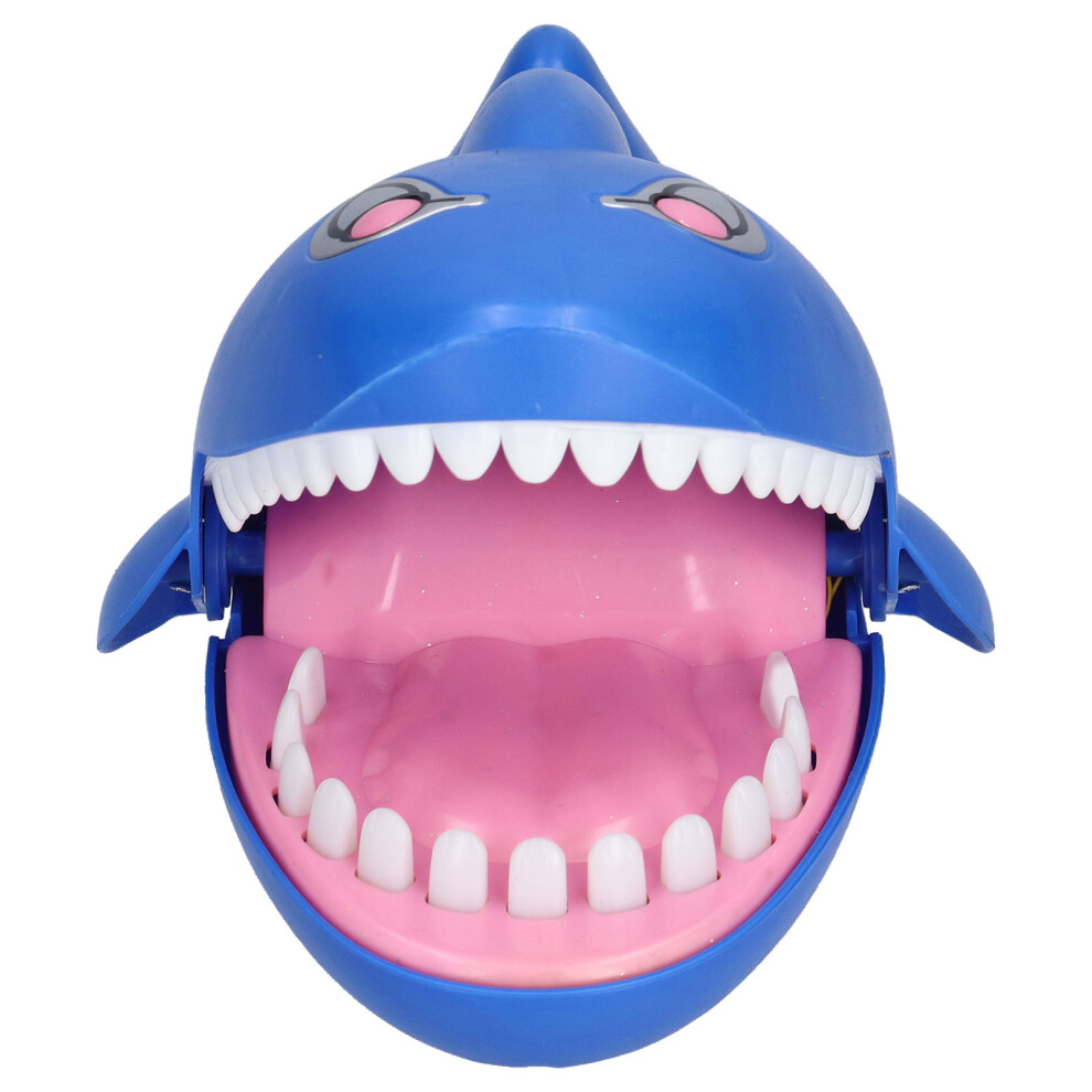 Shark Bite Game Biting Finger Pressing Shark Teeth Trick Toys With Laughter For Kids Party Light