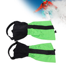 Children's Leg Covers Adjustable Waterproof Windproof Sand Prevention Children's Outdoor Leg Covers(Green )