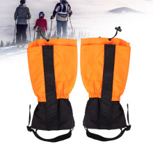 Children's Leg Covers Adjustable Waterproof Windproof Sand Prevention Children's Outdoor Leg Covers(Orange )