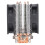 Ventilateur CPU double 90 mm, 4 caloducs, 3 broches, vert, 38CFM 9