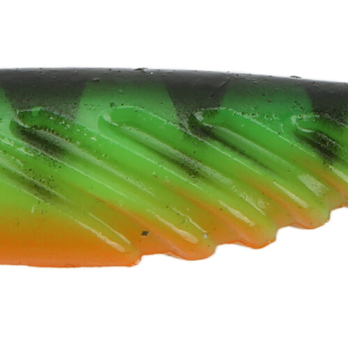 4 pezzi AR48 75 mm 3,2 g esca morbida a coda a T verde 2