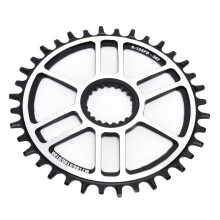 Plateau 36 dents 154x154mm argent M7100/M8100/M9100