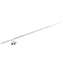 Portable Mini Pen Shape Fishing Rod Pole Pocket Retractable Fishing Rod with Reel WheelGreen