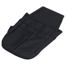 Borsa porta-attrezzi da cintura in tessuto Oxford 600D, 25x15 cm, nera, 153 g