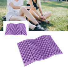 Cuscino da seduta pieghevole in EVA viola 38,5x27x1 cm 37 g