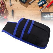 Sacoche à outils de ceinture en tissu Oxford 600D, 25x15 cm, bleu