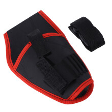 TZ-191 12V Porta-trapano da cintura 26x15cm Bordo rosso