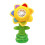 (Yellow) Sunflower Bubble Electric Machine Toy Adjustable Kids Doll Stimulation Visual 1
