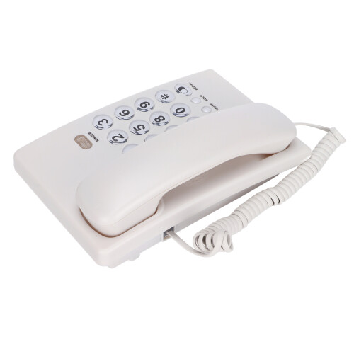 KXT504 Teléfono de escritorio con cable - Botón grande, blanco 2