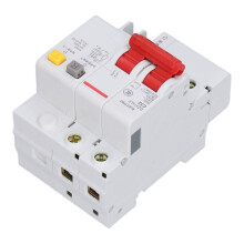 Gris DZ47sLE 2 pôles MCB pour rail DIN 32A 230V PA66 C32