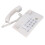 KXT504 Teléfono de escritorio con cable - Botón grande, blanco 4