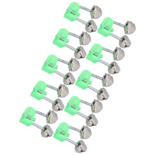 10 piezas de alarmas de picada de doble campana, 4,5 cm, color: mostrado