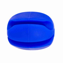 Clip di avvolgimento in gomma per canna da pesca blu 52x43x43mm,48,5g