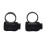 1 paio di bacchette per batteria Aid Silicone Controller nero 2