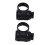 1 paio di bacchette per batteria Aid Silicone Controller nero 12