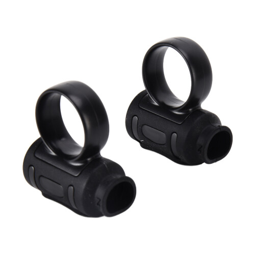 1 paio di bacchette per batteria Aid Silicone Controller nero