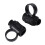 1 paio di bacchette per batteria Aid Silicone Controller nero 13