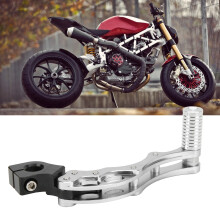 Levier de démarrage universel en alliage pour moto et scooter argent