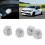 4 pezzi tappi valvole bling 15mm argento per auto e moto 15