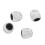 4 pezzi tappi valvole bling 15mm argento per auto e moto 8