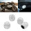 4 pezzi tappi valvole bling 15mm argento per auto e moto 16