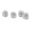4 pezzi tappi valvole bling 15mm argento per auto e moto 1