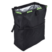Borsa porta rifiuti per auto 26x14x35cm nero 600D