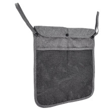 Organizzatore Multifunzionale per Passeggino in Lino Grigio
