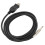 Cable de guitarra USB negro de 3 m, interfaz USB a 6,35 mm 5
