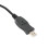 Cable de guitarra USB negro de 3 m, interfaz USB a 6,35 mm 4