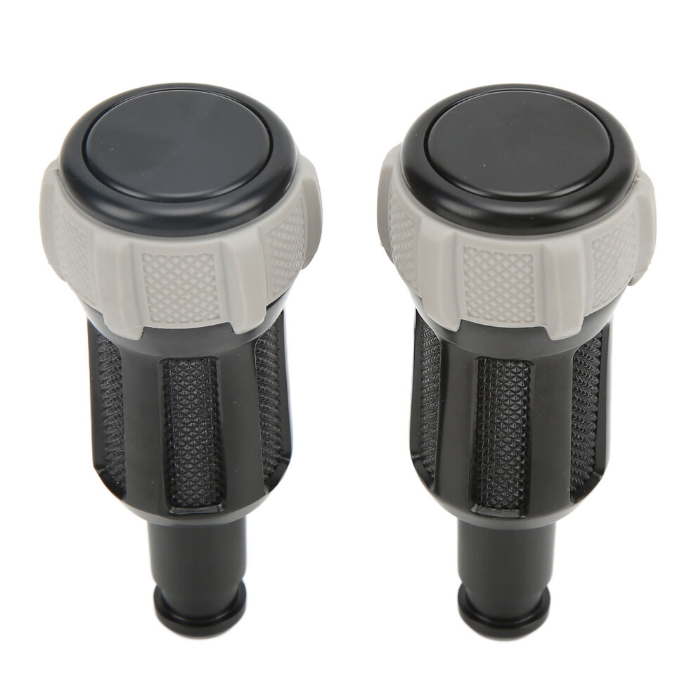 2Pcs Seat Armrest Box Adjustment Knob Alloy Replacement For Landrover Discovery 5 Lr5 17Â19Grey Rubber Cover 4931322046895
