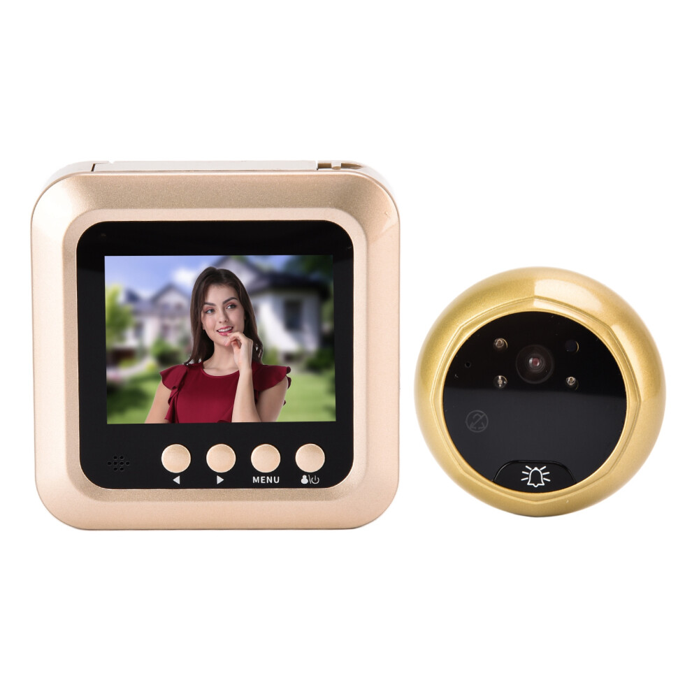 Home Smart Video Doorbell Digital Door Viewer 2.4In Tft Lcd Screen Night Vision 145 Wide Angle 720P 4941322047174