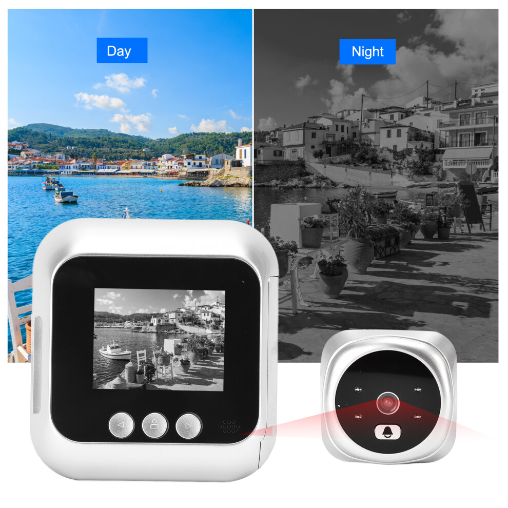 2.8In Smart Video Doorphone Peephole Doorbell Viewer 135 Wide Angle Night Vision 720P For Household 7661322047185