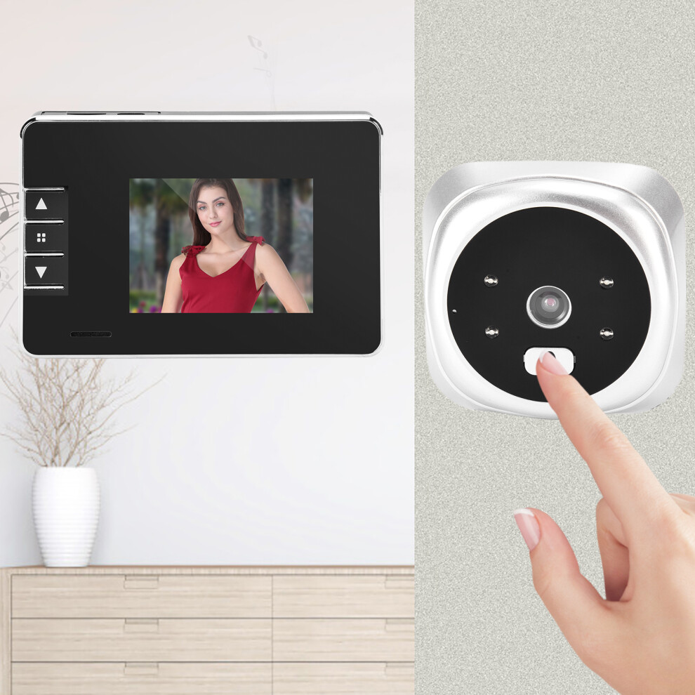 Smart Video Doorbell 2.7In Tft Lcd Screen 120 Wide Angle Infrared Night Vision Camera For Home Security 8161322047202